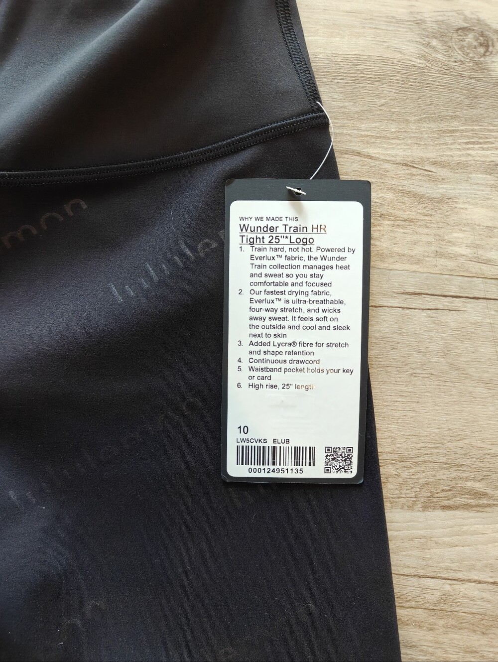 Lululemon Wunder Train High-Rise Tight 25" *Special Edition Embossed Lululemon - Picture 4 of 9
